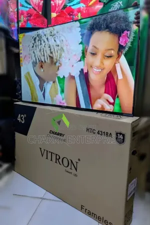 Vitron Frameless Normal Tv 43 Inch Yenye Ubora Wa Hali Ya Juu