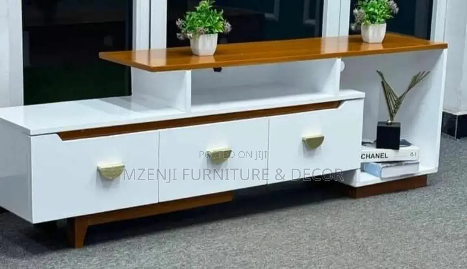 Tv Showcase White Color