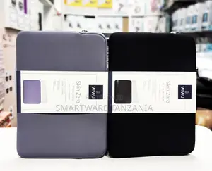 Wiwu Skin Zero Slim Laptop Sleeve In Navy Blue And Black Colors