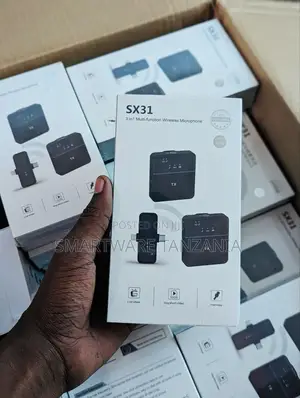 Sx31 3-in-1 Wireless Lavalier Microphone 2.4g For Vlog Interview
