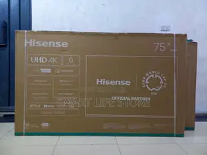 Hisense Tv Inch 75 Smart . Model : 75a6q.