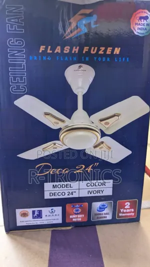 Flush Fuzen Size 24 Inch Ceiling Fan