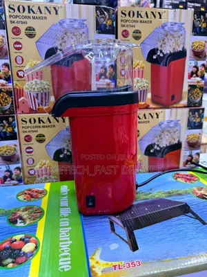 Portable Electric Hot Air Sokany Popcorn Maker