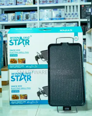 Winning Star St-9704 Electric Grill Pan Non-Stick Stone Coating