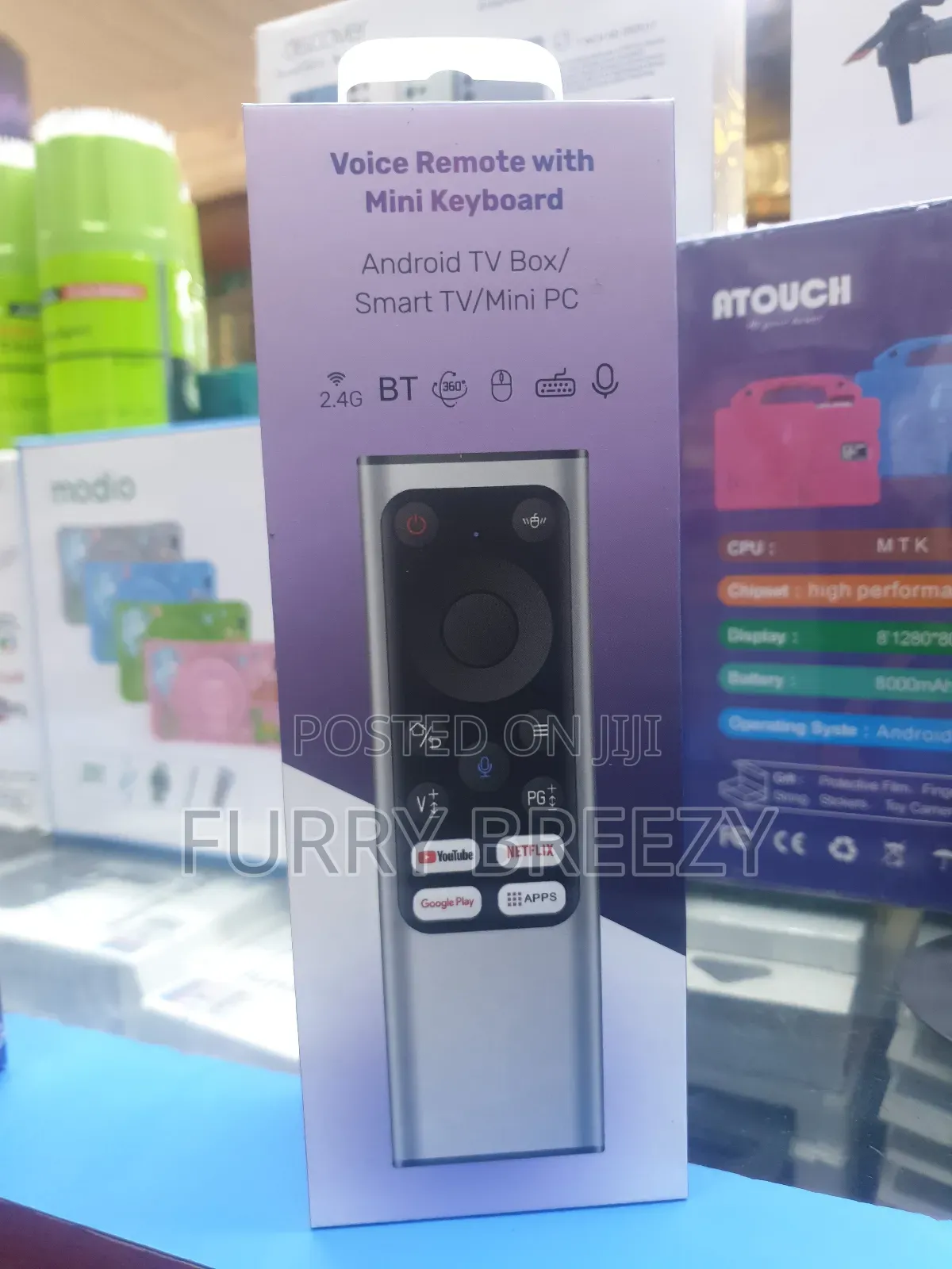 Voice Remot With Mini Keyboard