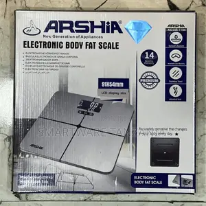 Arshia As2305-1106 Body Fat Scale 200kg Stainless Steel Lcd Display