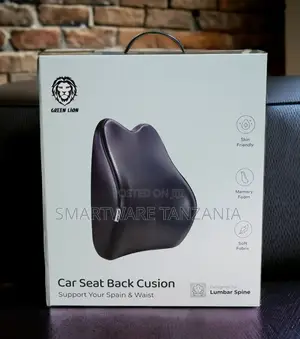 Green Lion Memory Foam Car Seat Lumbar Support Cushion Back Pain