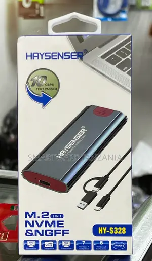 Haysenser Hy-s328 M.2 Nvme Ngff 2-in-1 Ssd Enclosure 10gbps Usb-c