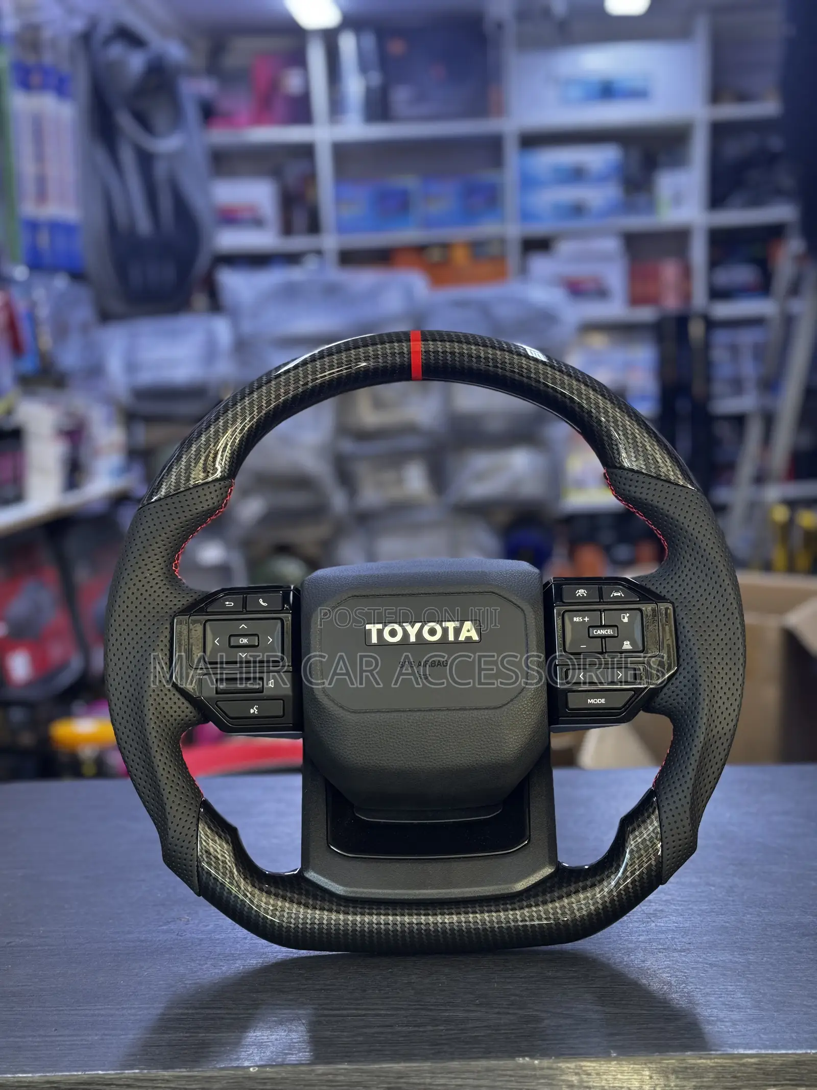 Aftermarket Steering Prado 250 For All Cars Full Option Carbon Fiber