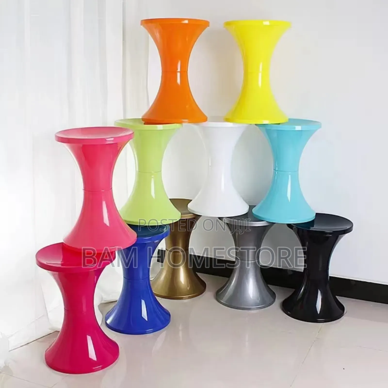 Modern Hourglass Stools