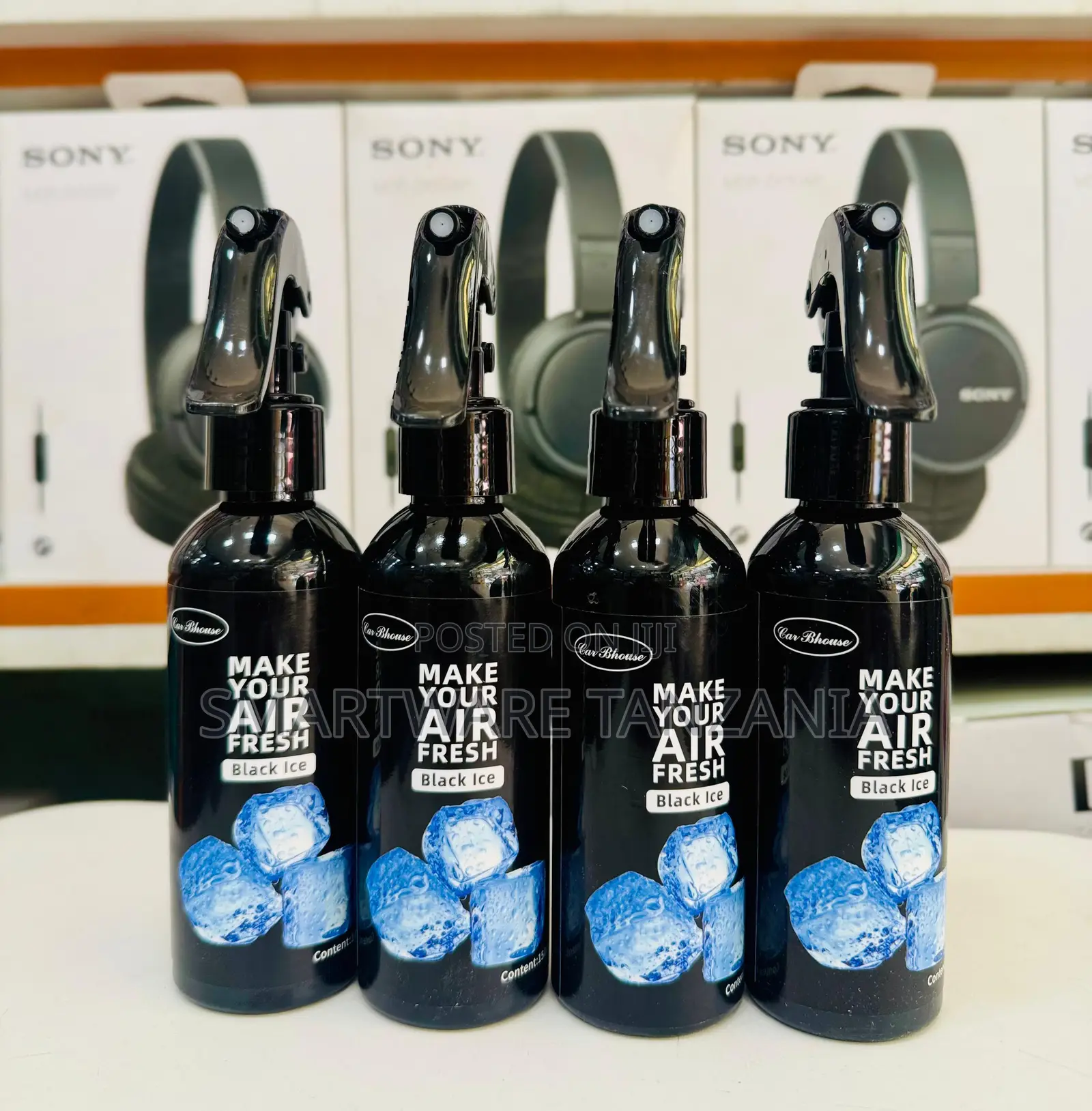 Car Bhouse Air Freshener Spray Black Ice Scent 150ml Car Home Cool
