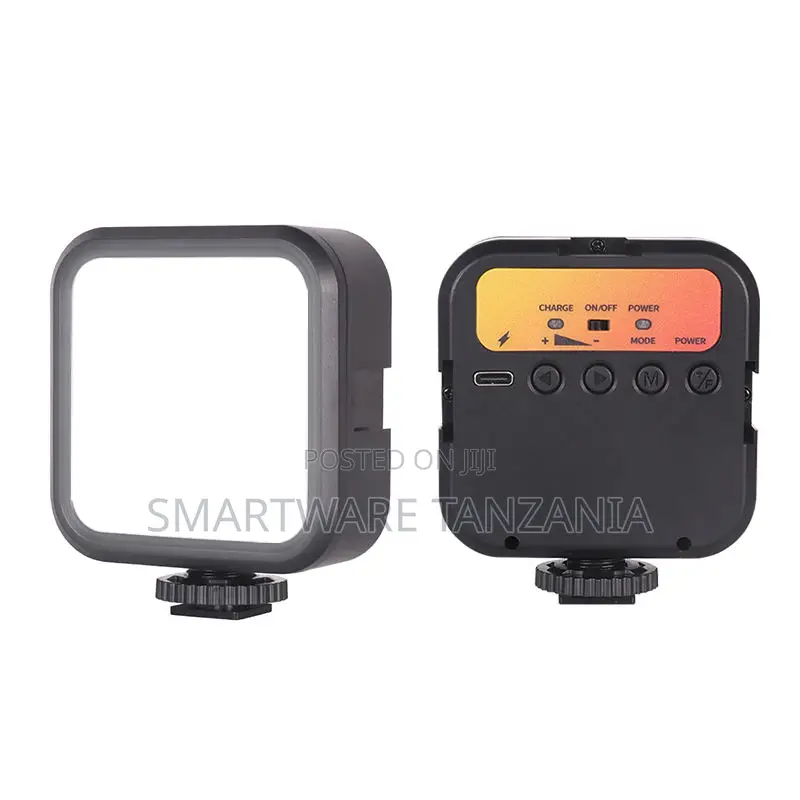Wl62 Tricolor Led Video Light With Phone Clip For Content Creators