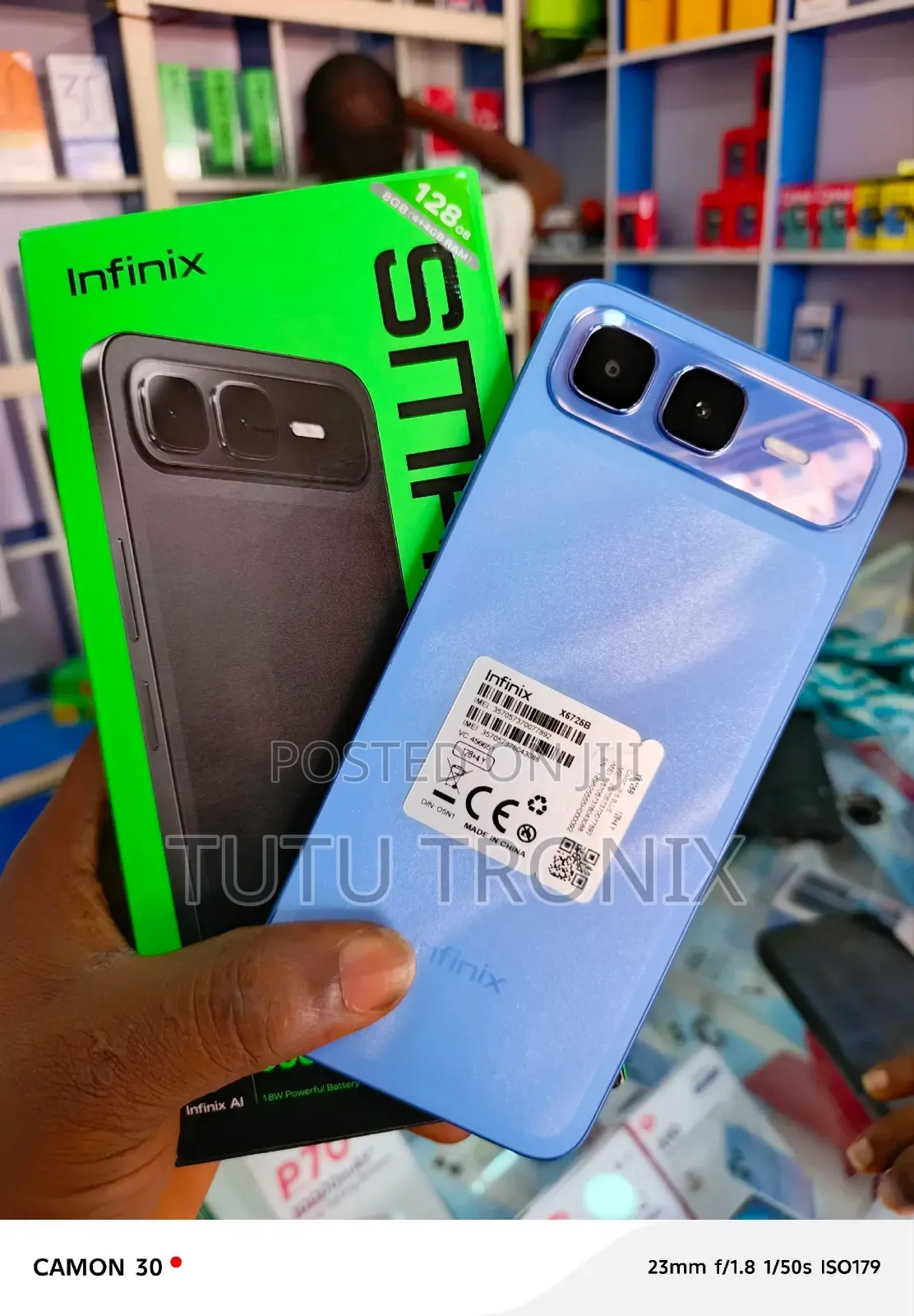 New Infinix Smart 10 Plus 128 GB Blue
