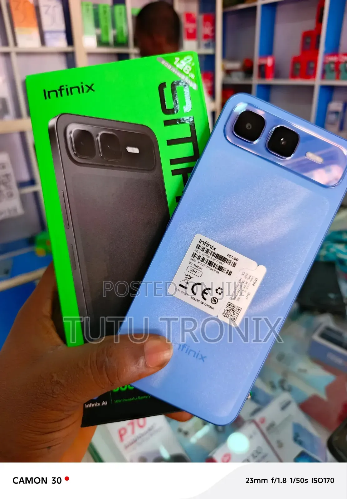 New Infinix Smart 10 Plus 128 GB Blue