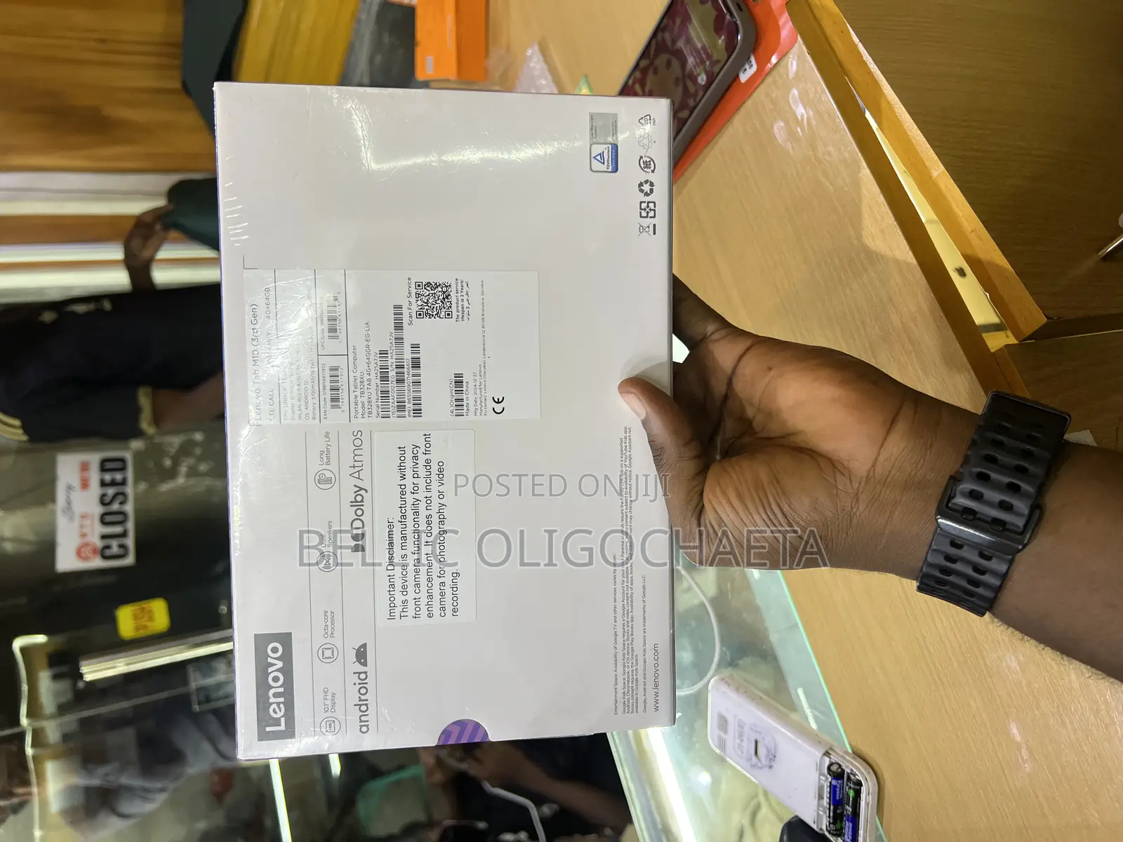 New Lenovo Tab M10 64 GB Black