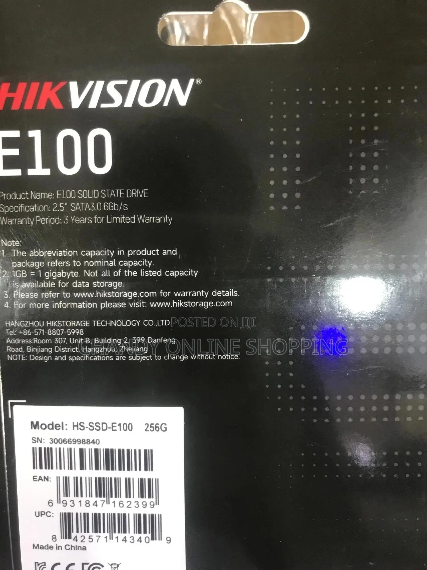 Hikvision 2.5-Inch Internal SSD 256gb, Sata 6gb/S to 550mb/S