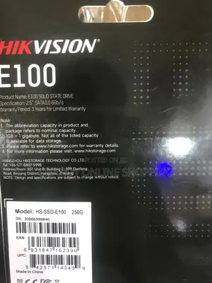 Hikvision 2.5-Inch Internal SSD 256gb, Sata 6gb/S to 550mb/S