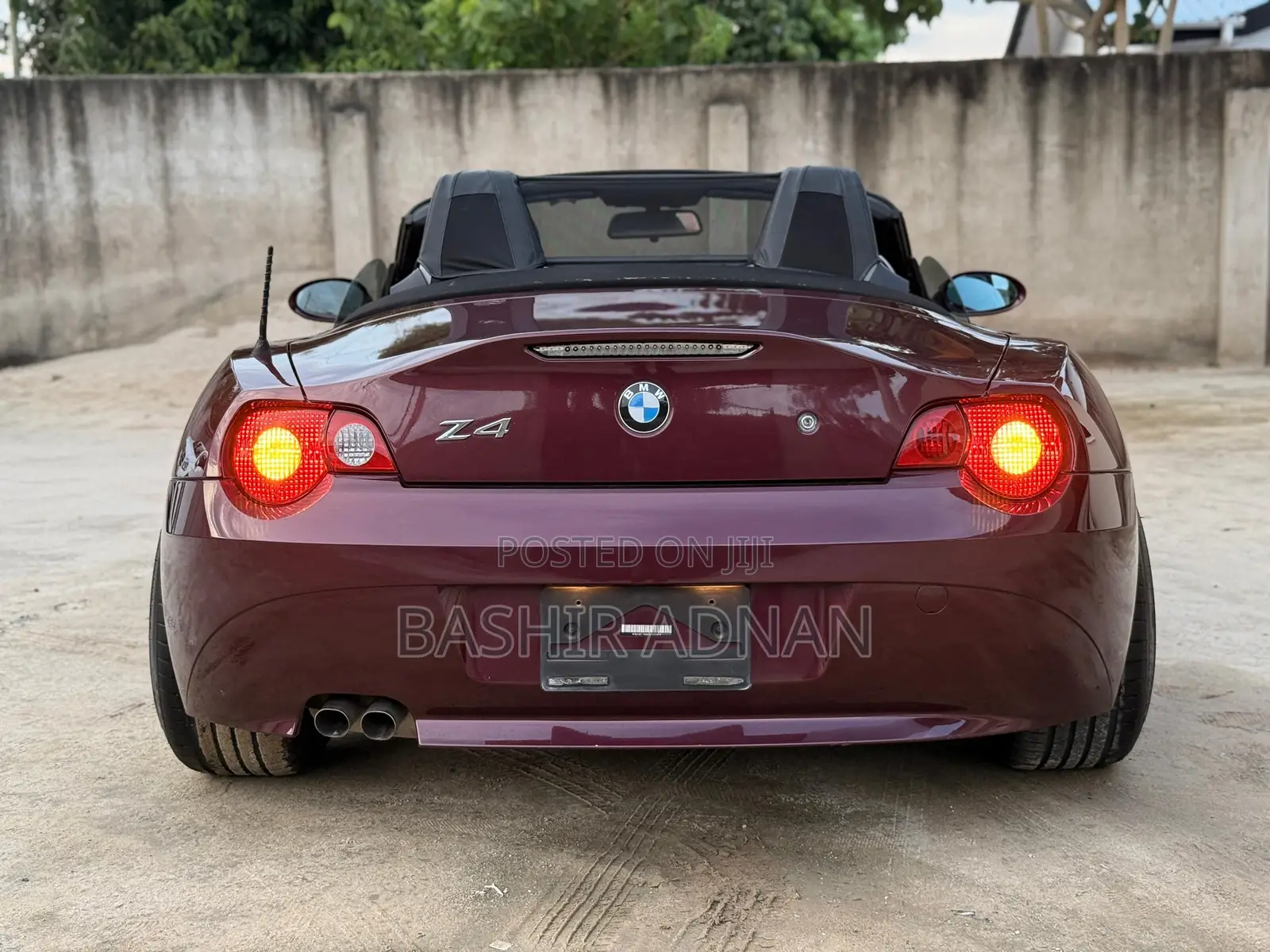 BMW Z4 Roadster 2.5i Automatic 2004 Burgundy