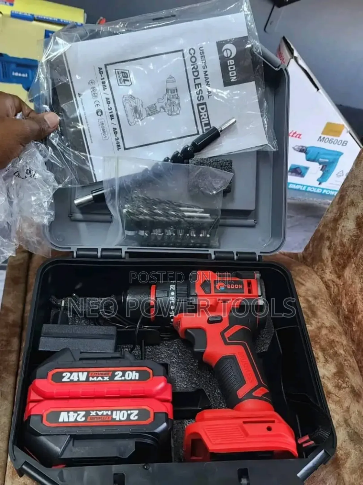 Cordless Drill (Drill Ya Kuchaji)