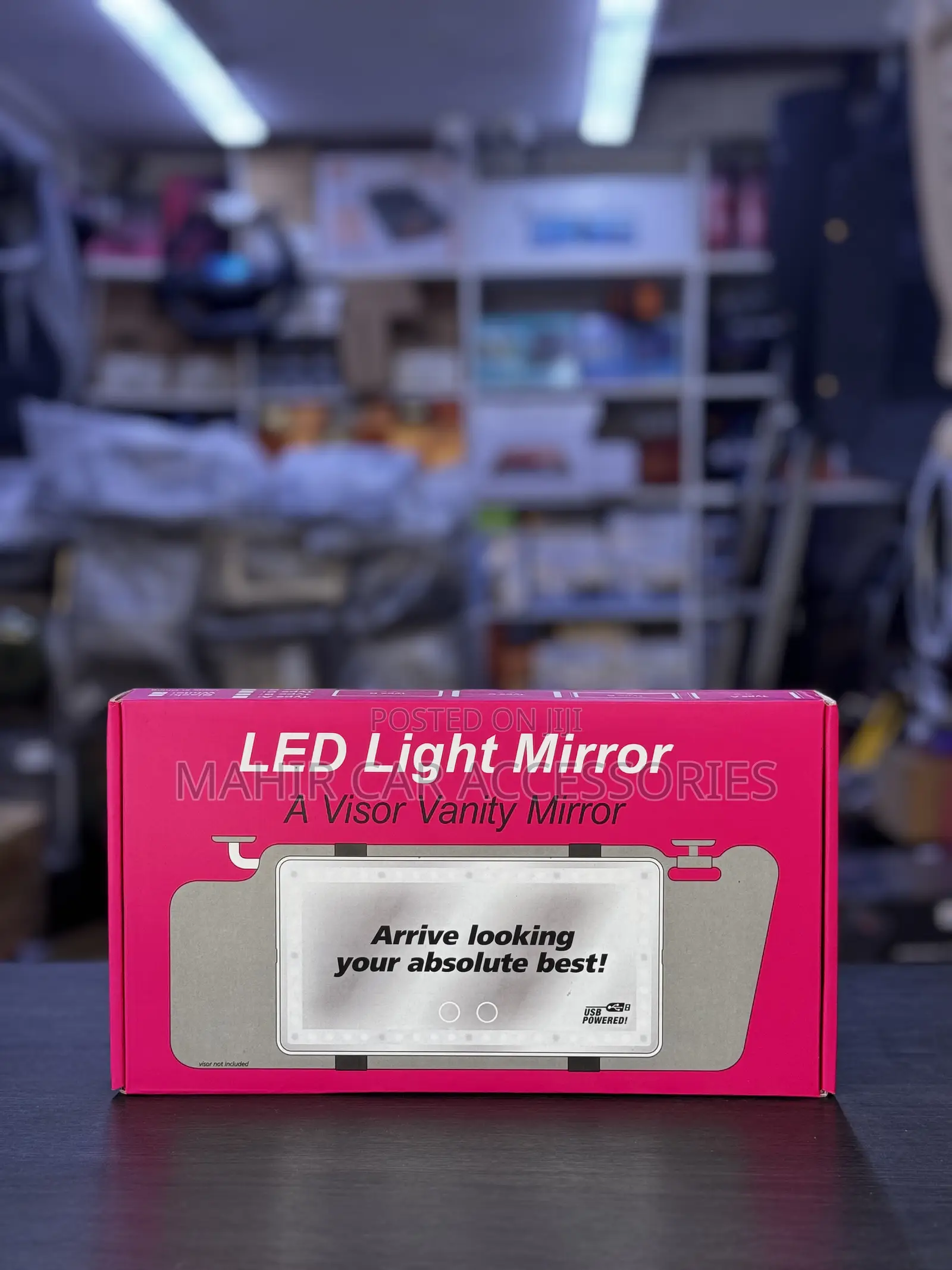 Car Ring Light Mirror