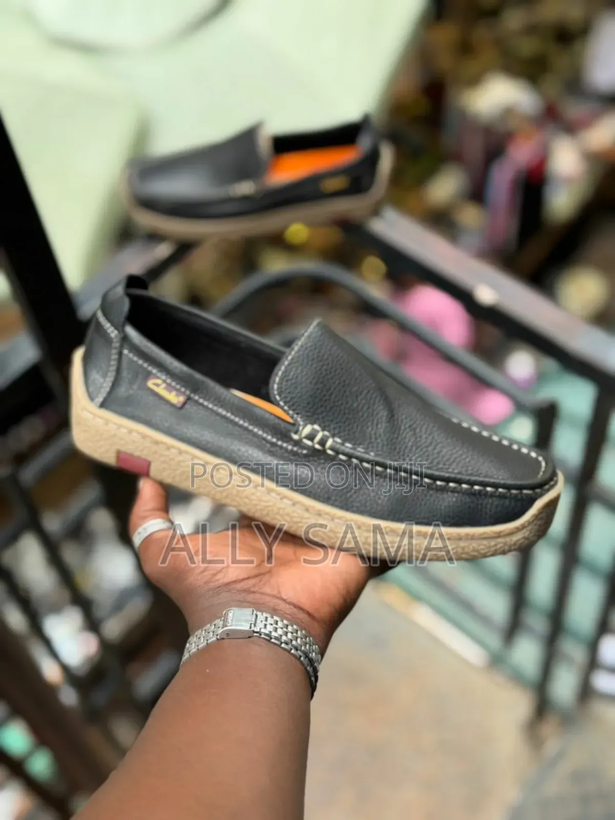 Mens Loafers Clark's Material Pure Leather