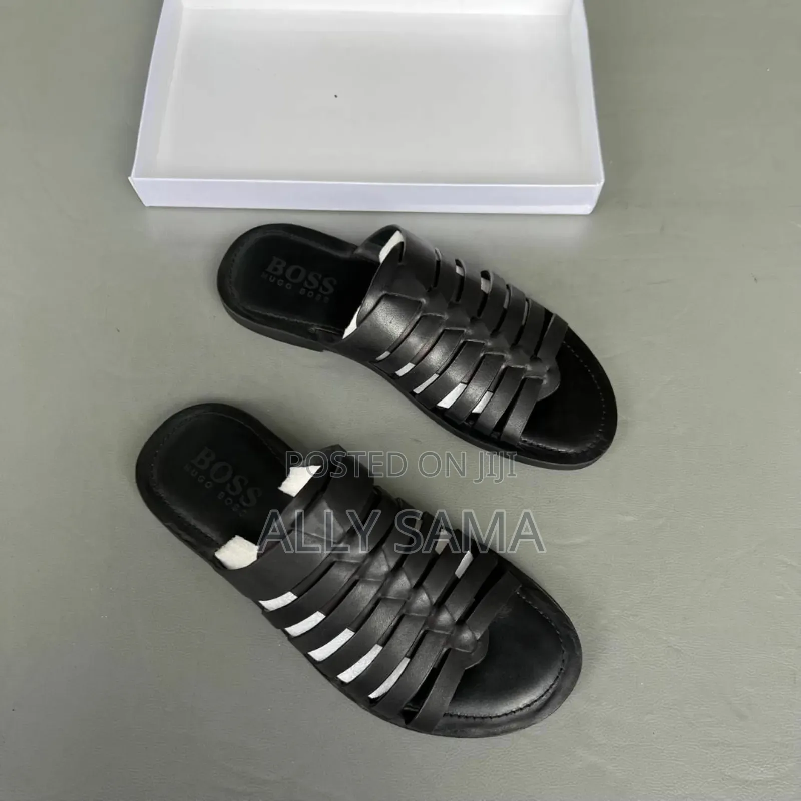 Mens Sandals Hugo Boss Material Leather