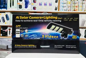 Ai Solar Camera Light 2 in 1 Wifi Security With Night Vision App