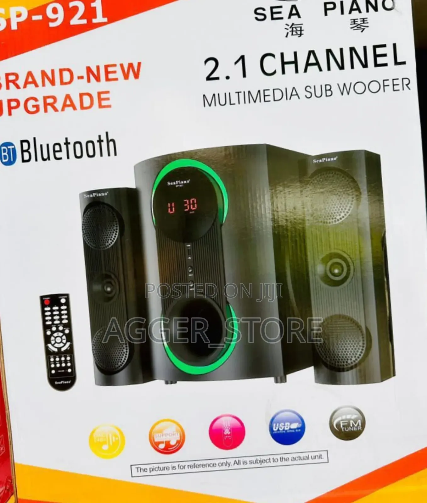 Sea Piano Sp921 Multimedia Speakers