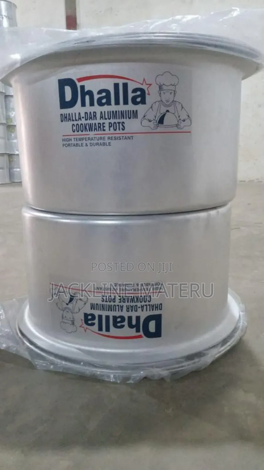 Dhalla Sufuria Nzito Aluminium Kg20, 15 Na 10
