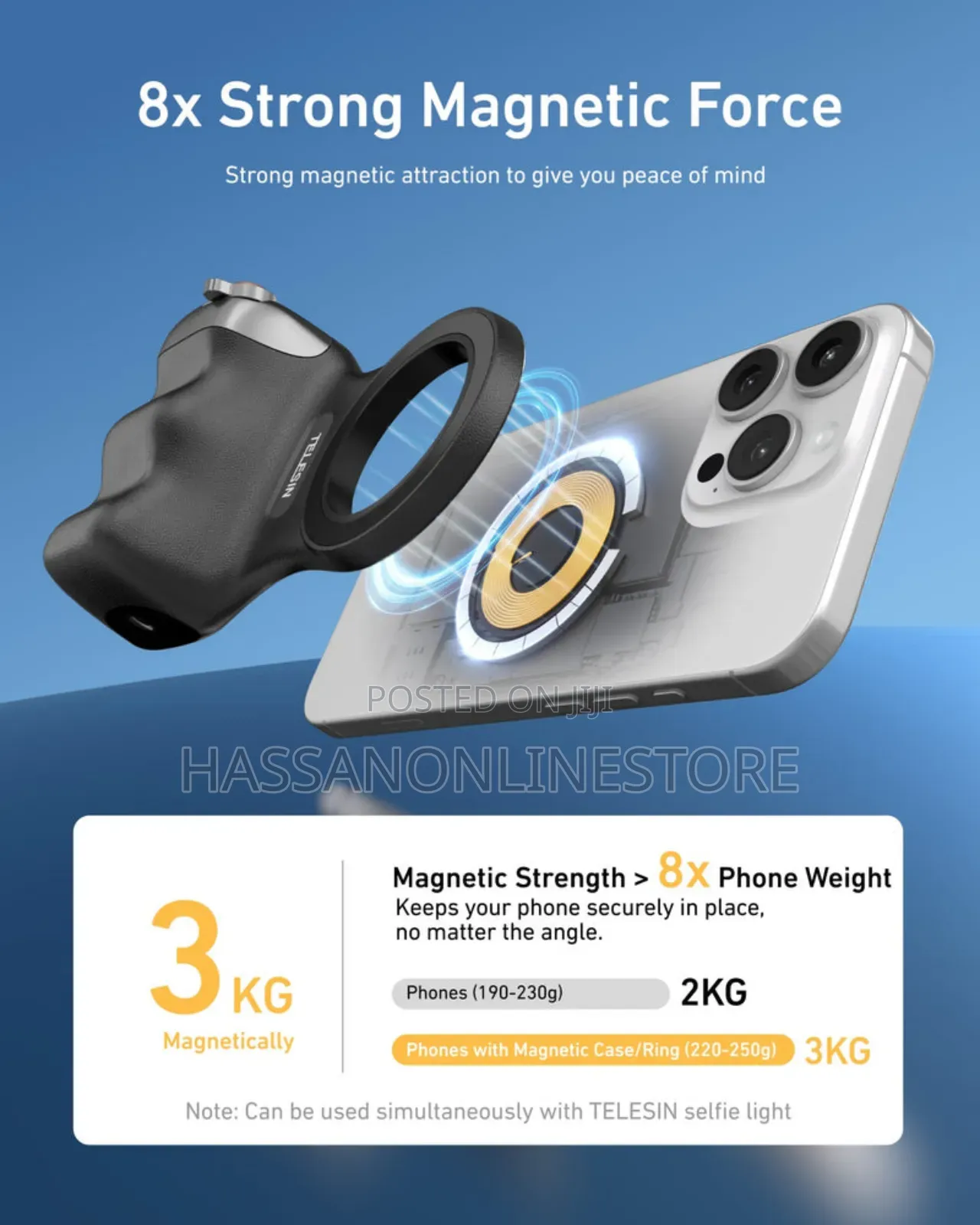 Telesin Fun Shot Magnetic Grip 2
