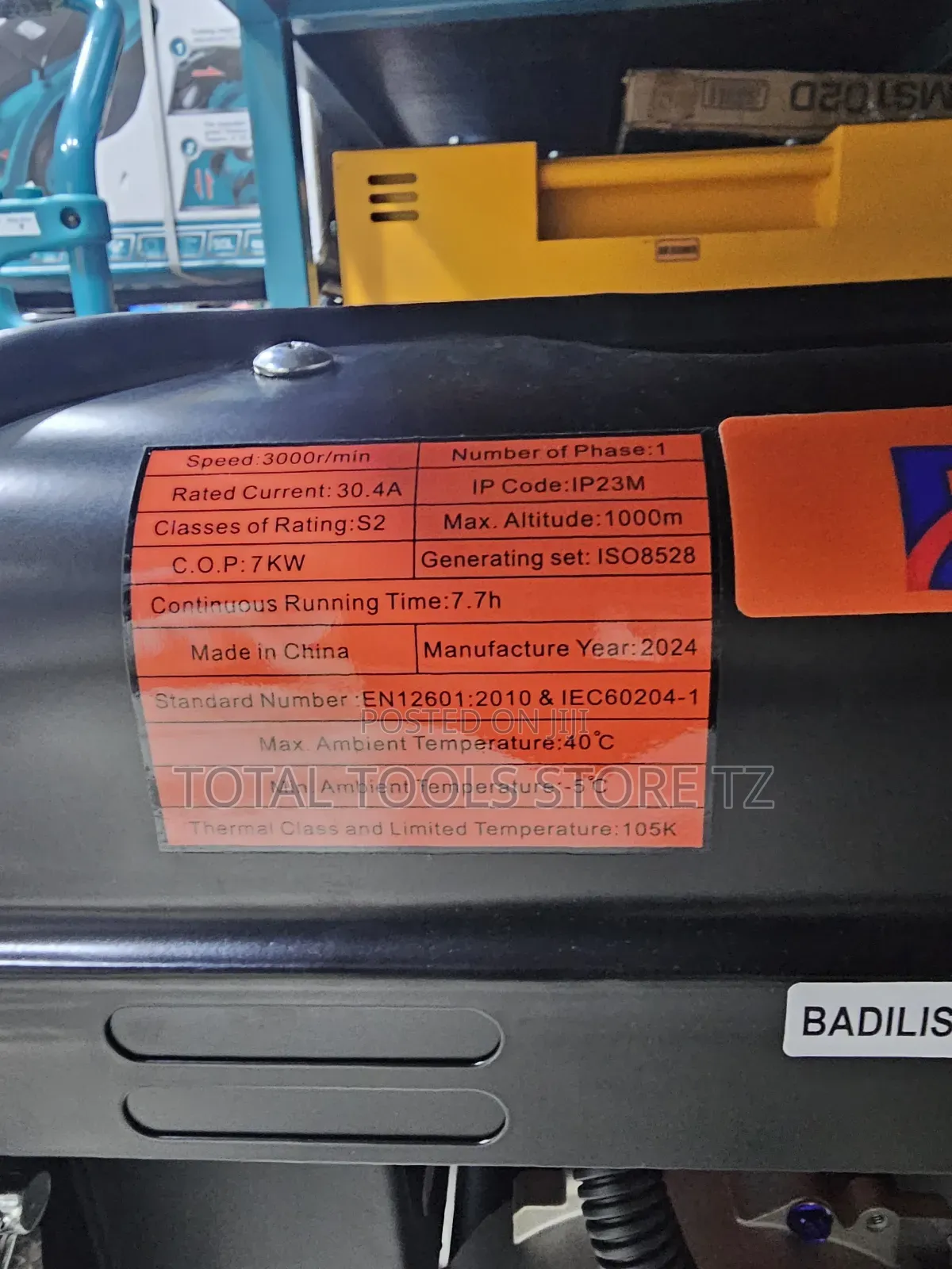 Boss Gasoline Generator Bg8500d 7.5kw