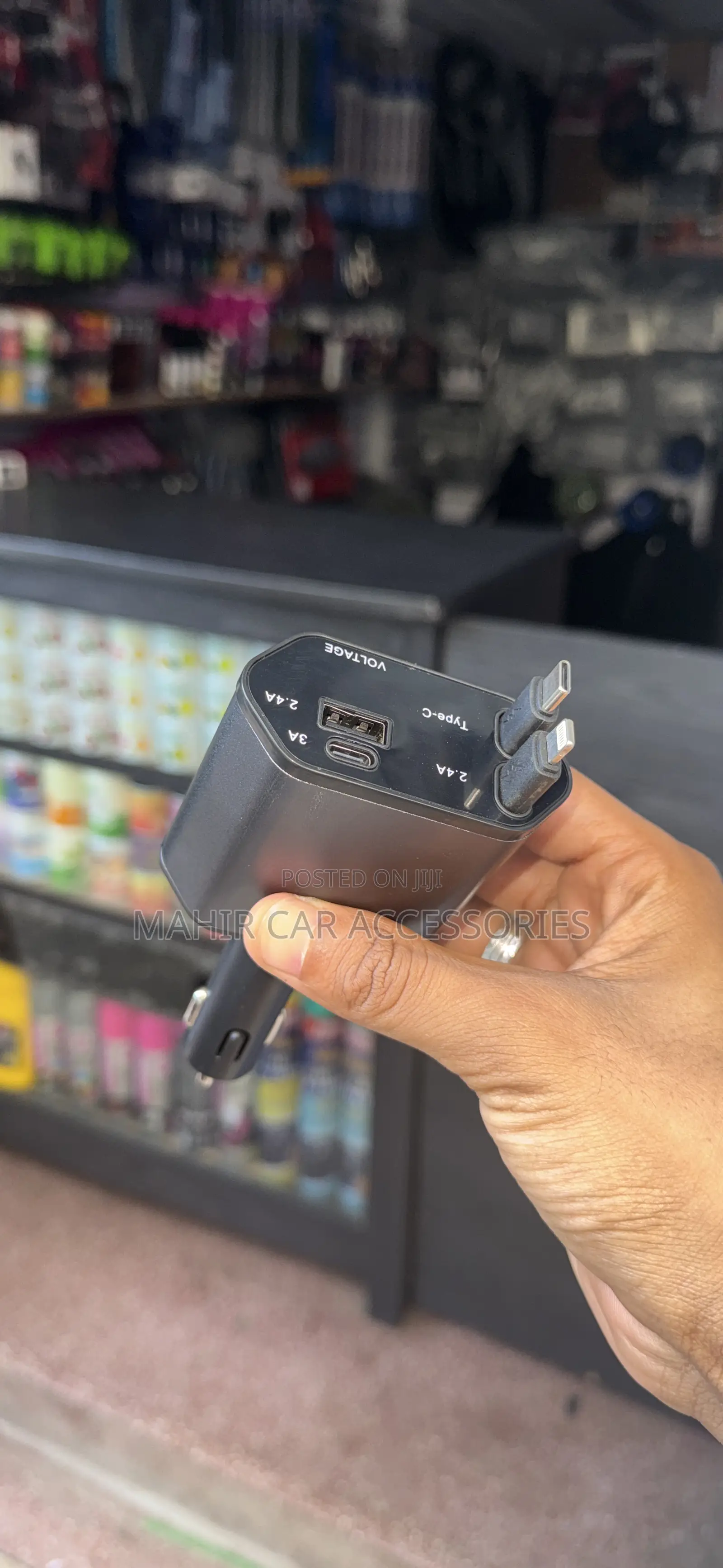 Retractable Charger 4 In 1 Charging System