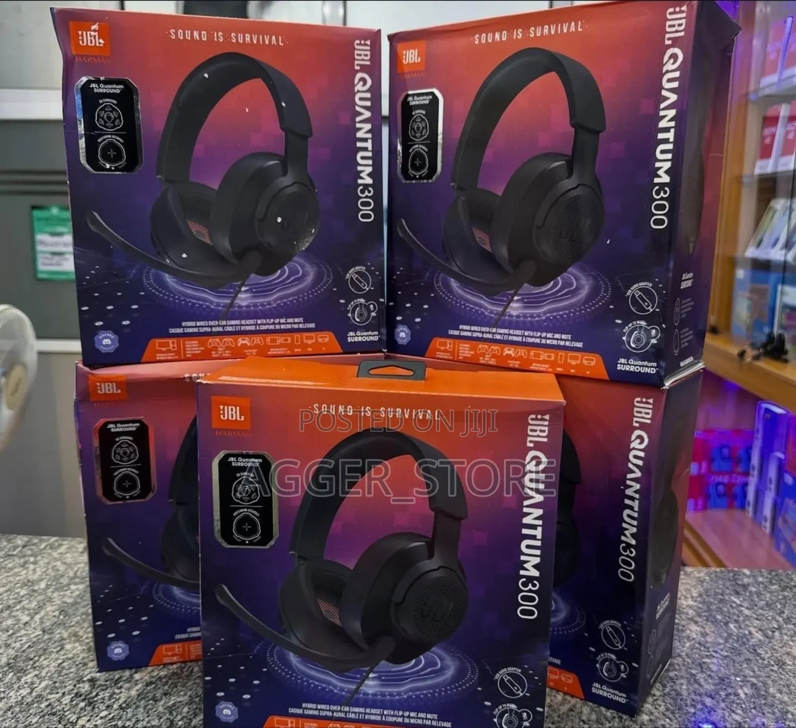 Jbl Quantum 300 Wired Gaming Headset