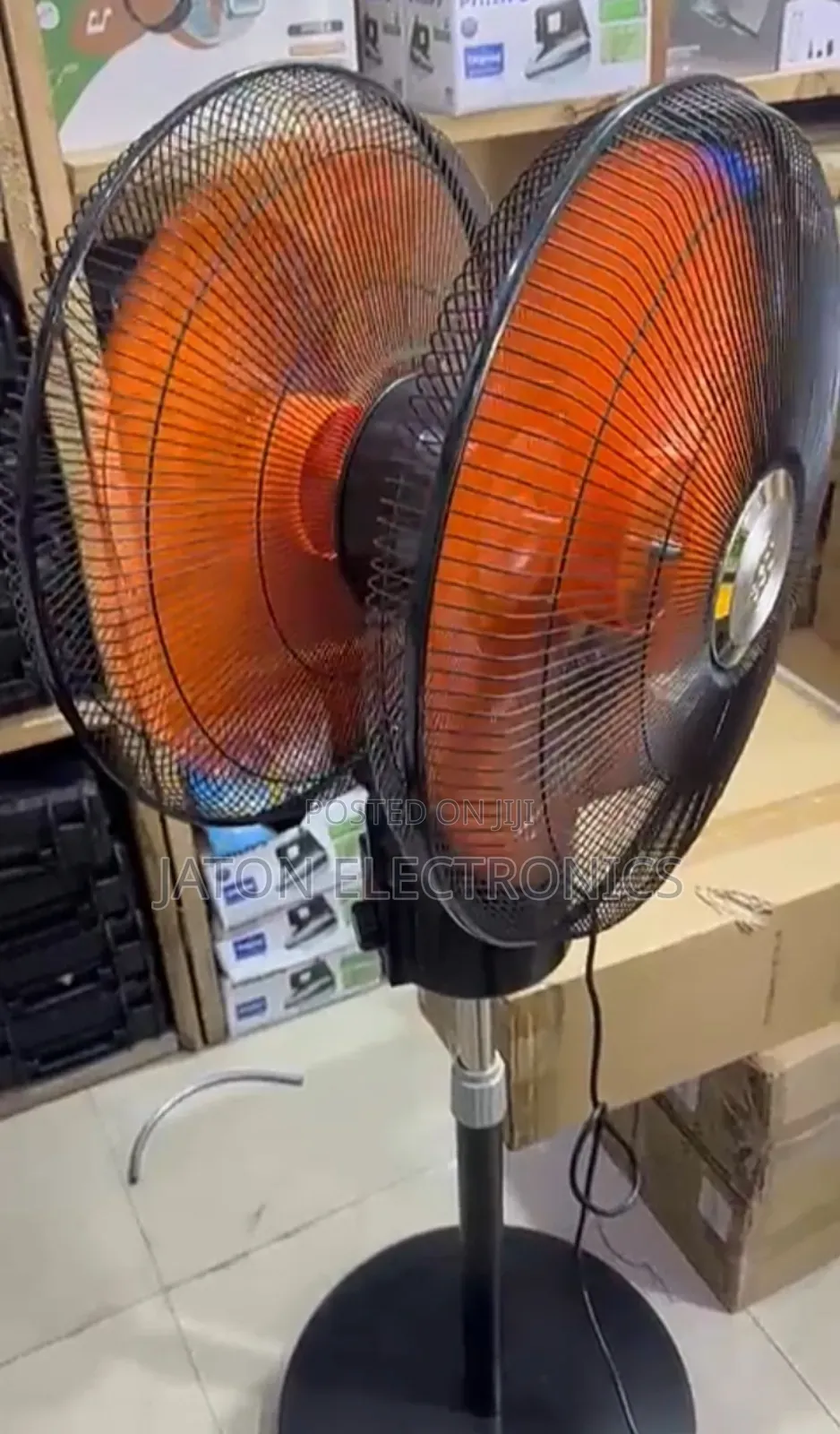 Double Standing Fan 360° Nyuzi