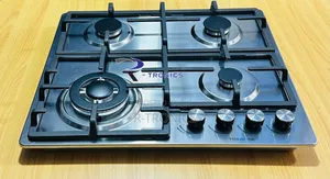 Hisense 60cm Built-in Gas Hob 4 Burners Stainless Steel Finish Cooktop