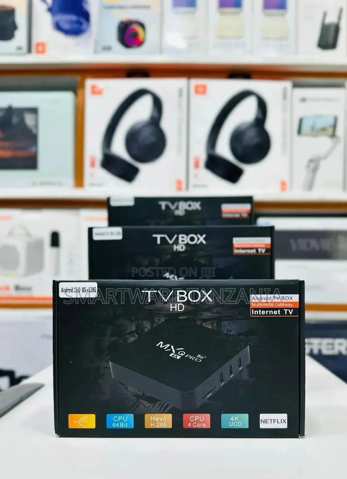 Mxq Pro Android Tv Box 8gb Ram 128gb Wifi Streaming Media Player