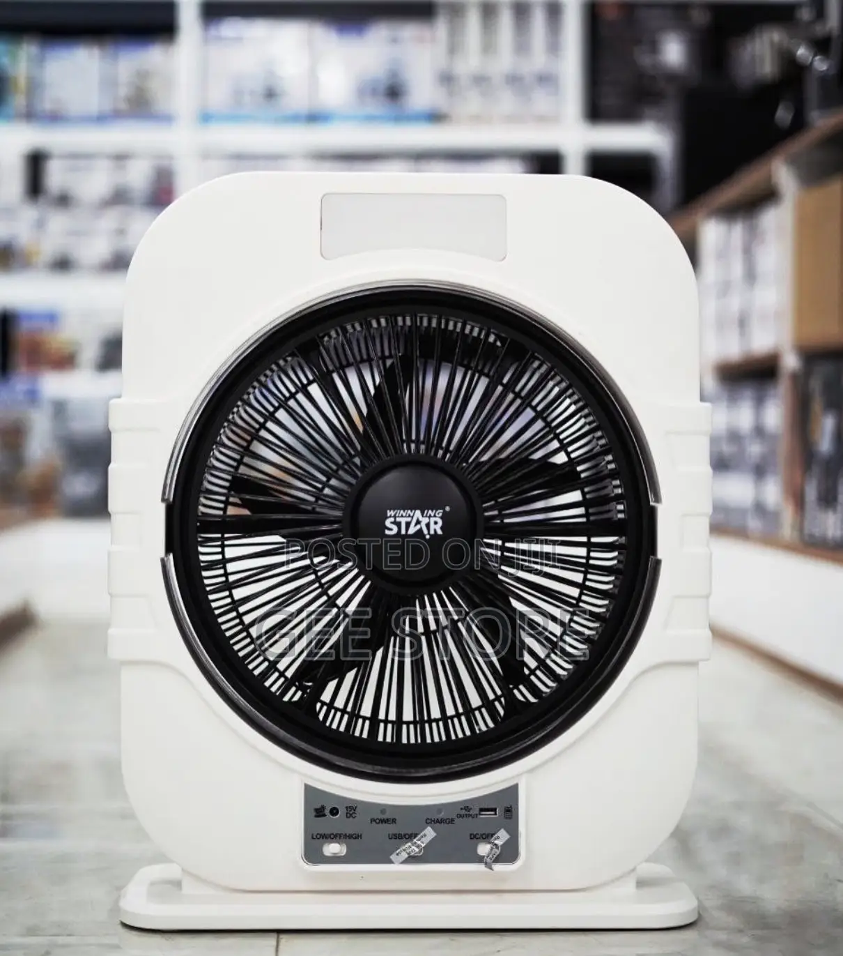 Led Light Table Fan