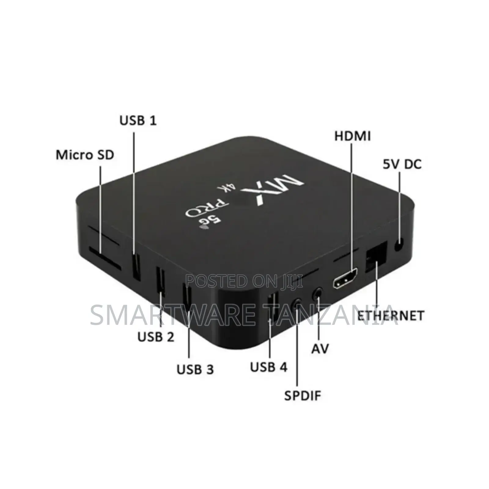 Mxq Pro Android Tv Box 8gb Ram 128gb Wifi Streaming Media Player