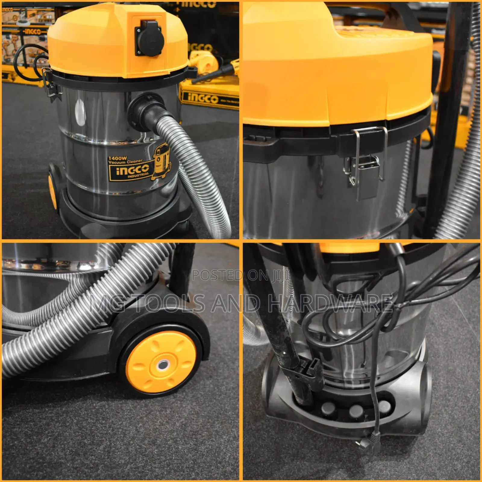 Vacuum Cleaner 30l, 1400w , Volt 240.