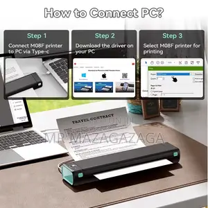 Wireless Bluetooth Printer A4