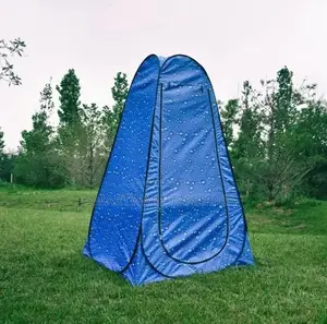 Pop-up Camping Privacy Tent Blue Waterproof Shower Changing Room