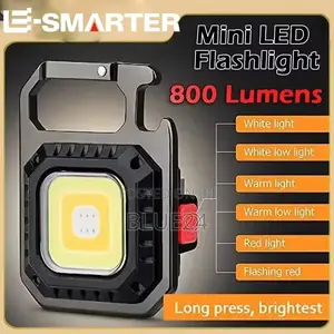 Mini Led Flashlight Magnetic Cob Outdoor