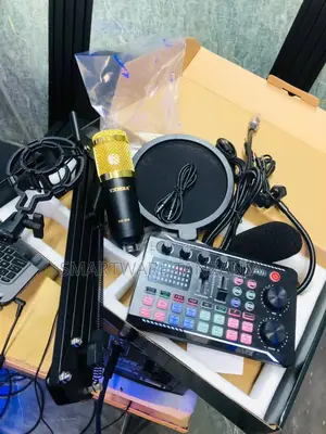 Professional Broadcasting Studio Mic Kit V2mba Sound Mixer Set