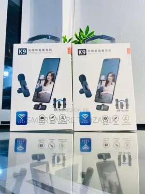 Wireless Microphone Dual Lavalier Mic System Mobile Video