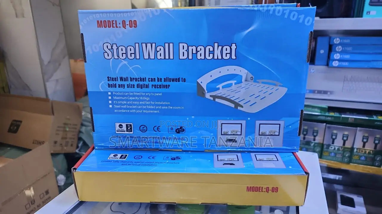 Universal Steel Wall Mount Bracket Tv Receiver Q-09 18.6kg