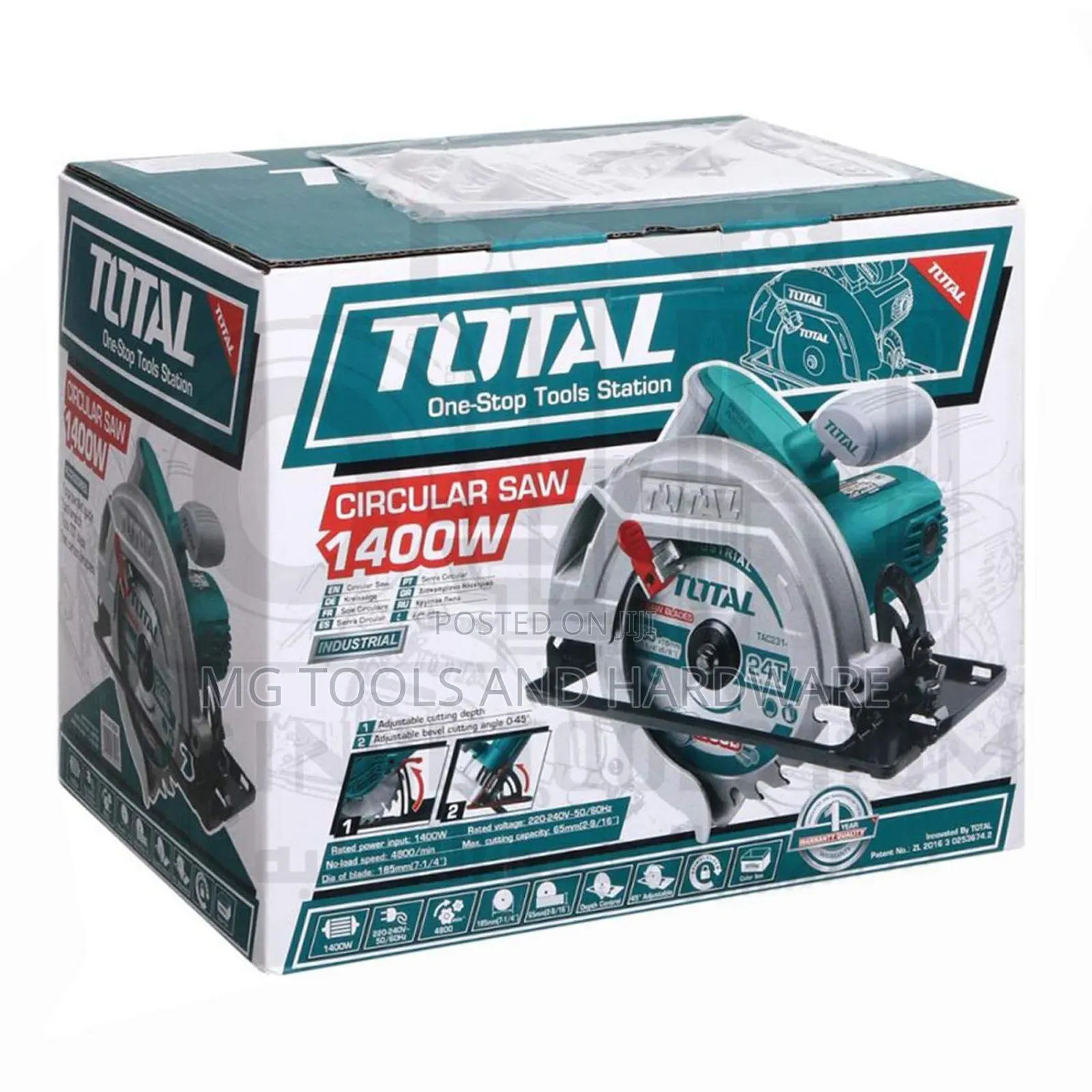 Circular Saw Total Brand 160w
