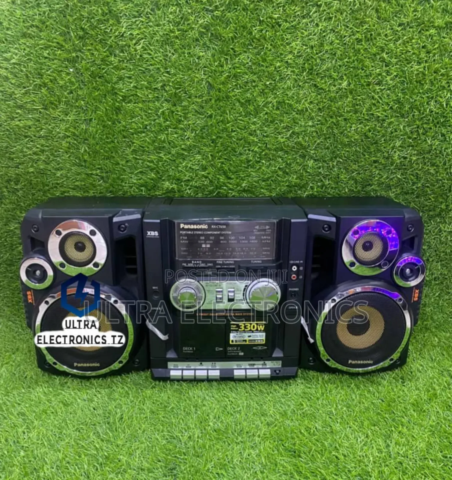 Panasonic Portable Cassette Stereo Speakers With Equalizer Na 330w