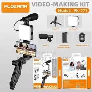 Plokama Pk-771 Complete Video Making Kit With Led Light Mic