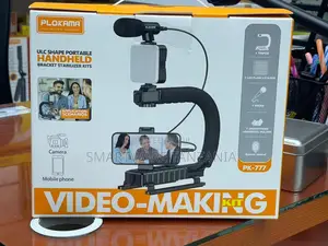 Plokama Pk-777 Video Making Kit Led Light Microphone Stabilizer
