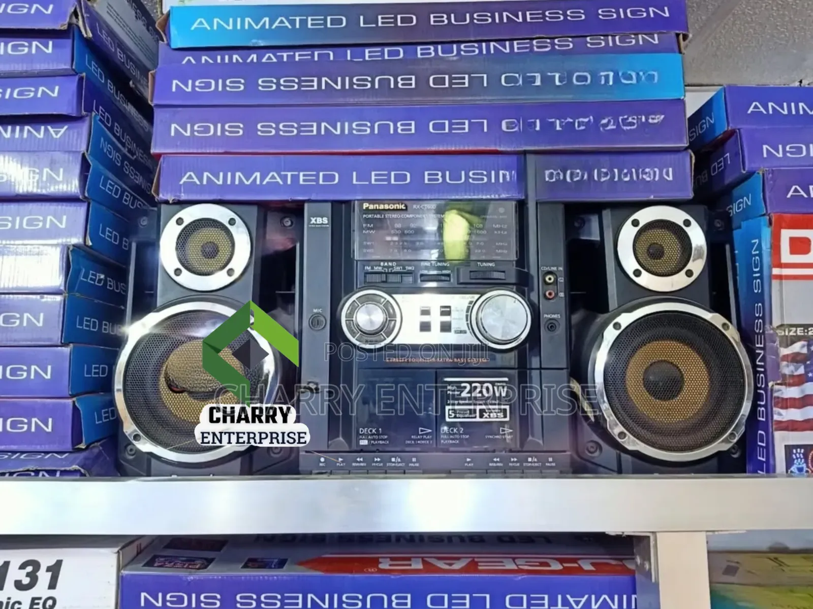 Panasonic Portable Cassette Stereo Speaker With Equalizer 330w